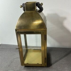 Golden  candle holder